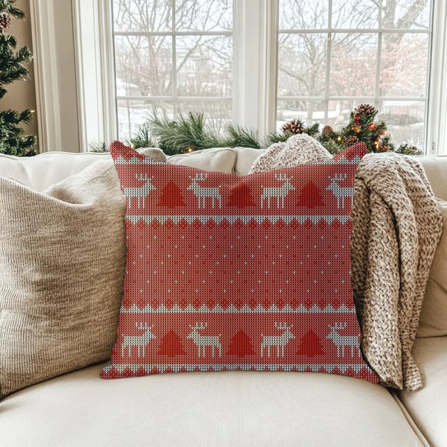 Coussin Vacances Rouges (Créateur téléchargé)