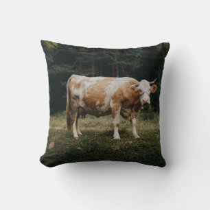 Coussin VACHE CHAINÉE Brown ET BLANCHE