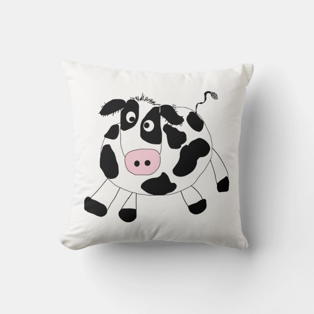 Coussin Vache de ferme (Recto)