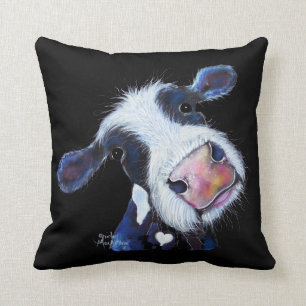 Coussin Vache fouineuse "betterave de BeRTHa" PAR SHiRLeY