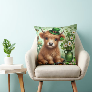 COUSSIN VACHE IRLANDAISE BRUNE ADORABLE DES HAUTES TERRES
