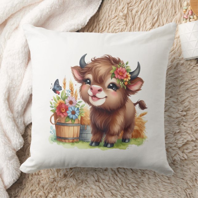 Coussin Vache mignonne (Couverture)