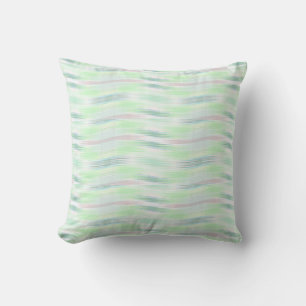 Coussin Vague bleue Pastel