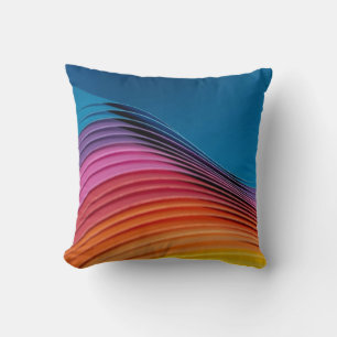 Coussin Vague colorée