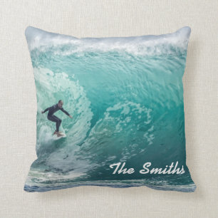 Coussin Vague de surf épopée