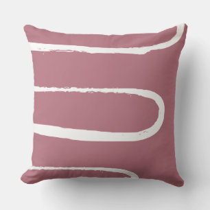 Coussin Vague Mauve rose