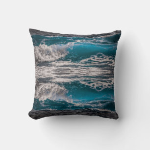 Coussin Vague océanique