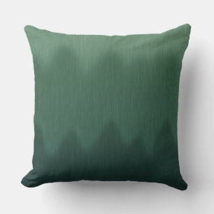 Coussin Vague Ombre verte Abstraite