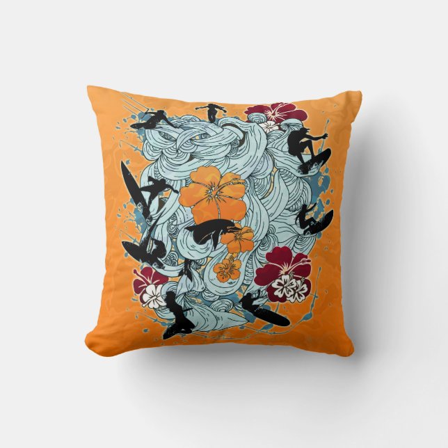 Coussin Vagues (Recto)