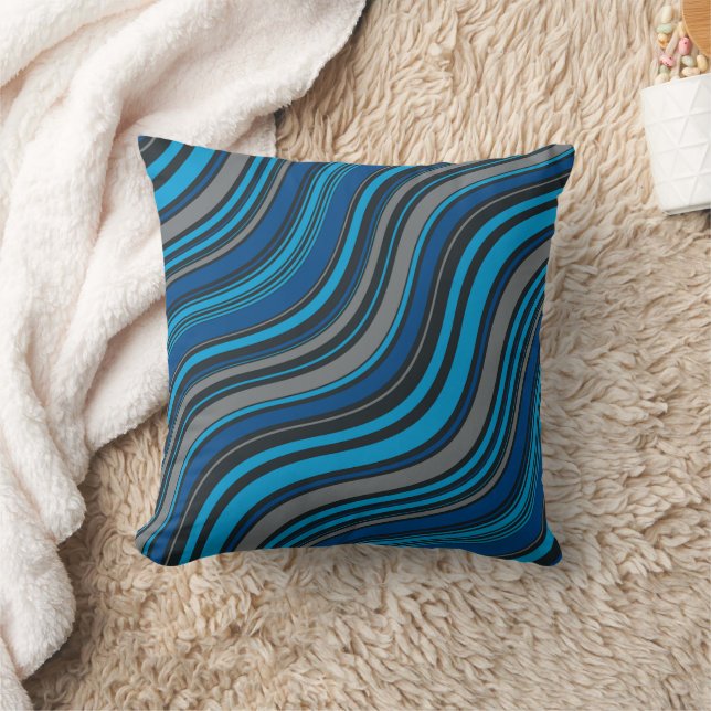 Coussin Vagues bleues (Couverture)