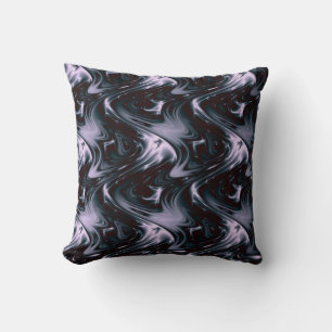 Coussin Vagues de beauté tordues de lavande