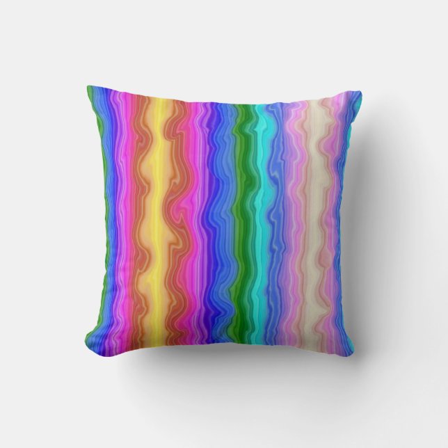 Coussin Vagues de Couleur (Recto)