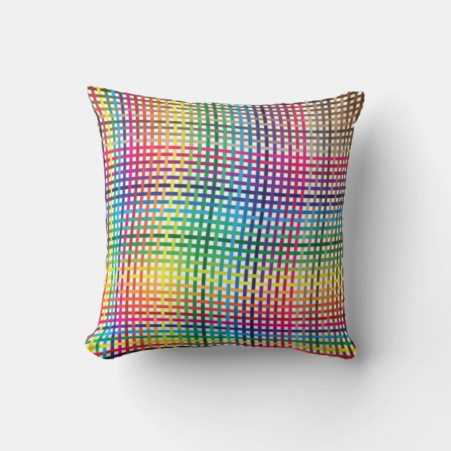 Coussin vagues de couleur (Recto)