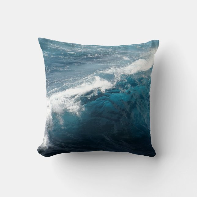 Coussin Vagues océaniques (Recto)