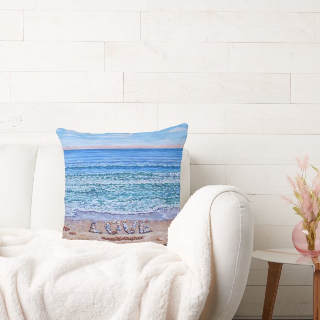 Coussin Vagues océaniques d'amour (Canapé)