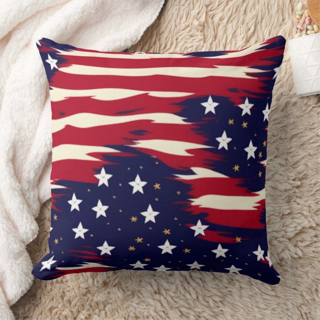 Coussin Vagues patriotiques (Couverture)