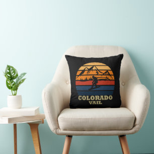 Coussin Vail Colorado vintage