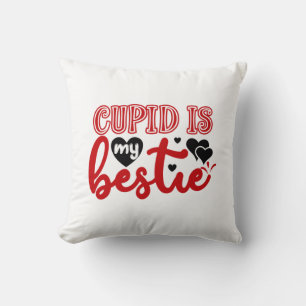 Coussin Valentine Art Cupid Est Ma Bestie