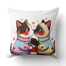 Valentine Cats with Chocolate