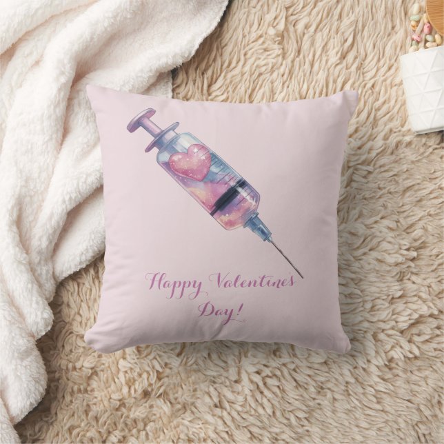 Coussin Valentine’s Day Love Injection Design (Couverture)