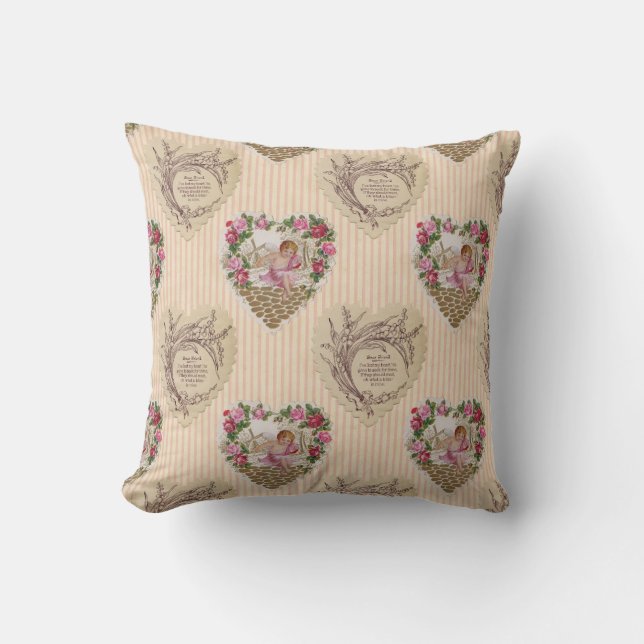 Coussin Valentine vintage (Recto)