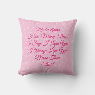Coussin Valentines Jour Je T'Aime Plus Que Cette Étoile Ro