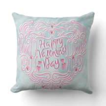 Valentines throw pillow