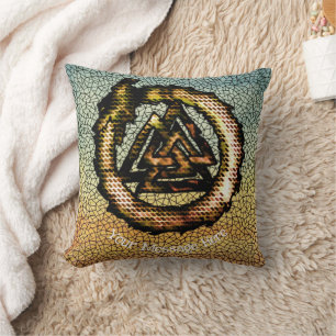 Coussin Valknut (Ouroboros)
