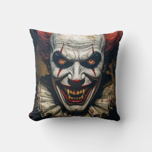 Coussin Vampire Clown Halloween Thaillow Pillow