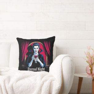 Coussin Vampire de nuit éternel - Horreur gothique
