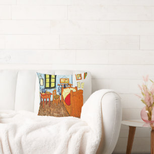 Coussin Van Gogh - Chambre de Vincent, célèbre peinture,