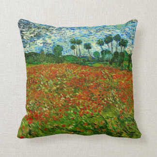 Coussin Van Gogh Field with Poppies (F636) Fine Art