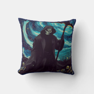 Coussin Van Gogh Grim Reaper Nuit Et Jour