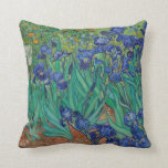 Coussin Van Gogh Irises<br><div class="desc">Van Gogh Irises PillowArt fonctionnel de notre artiste préféré. Beau coussin pour votre chambre ou canapé.
Irises de Van Gogh 1889Design des deux côtés.</div>