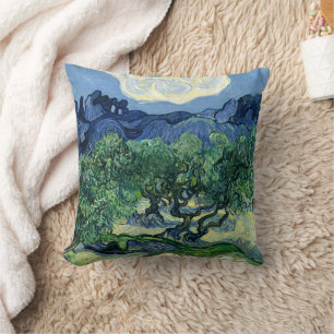 Coussin Van Gogh Les Oliviers Paysage Peinture