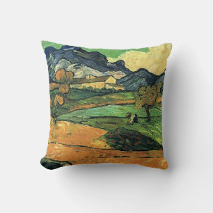 Coussin Van Gogh - Mont Gaussier, célèbre peinture,