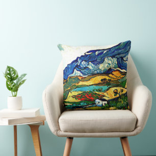 Coussin Van Gogh - Paysage des Alpilles