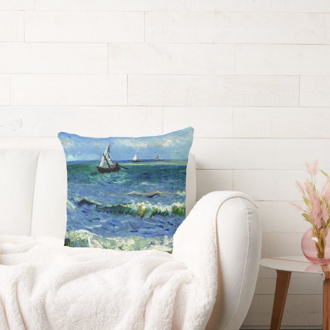Coussin Van Gogh - Paysage marin (Canapé)
