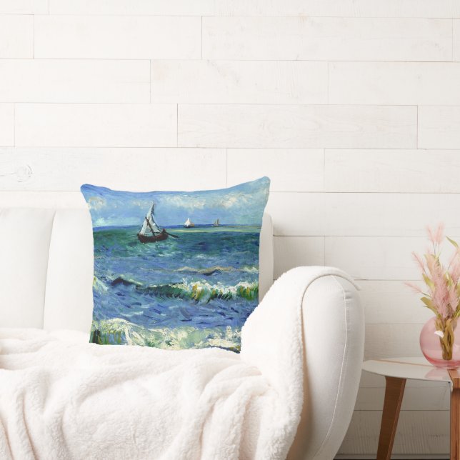 Coussin Van Gogh - Paysage marin (Canapé)