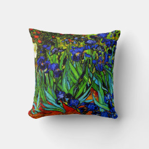 Coussin Van Gogh peinture, Irises,