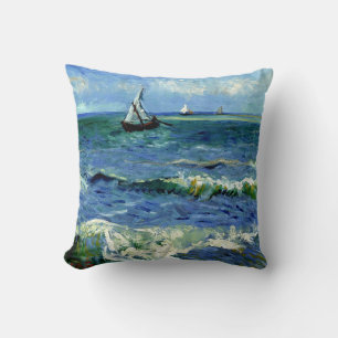 Coussin Van Gogh peinture, Seascape,