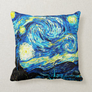 Coussin Van Gogh peinture, Starry Night