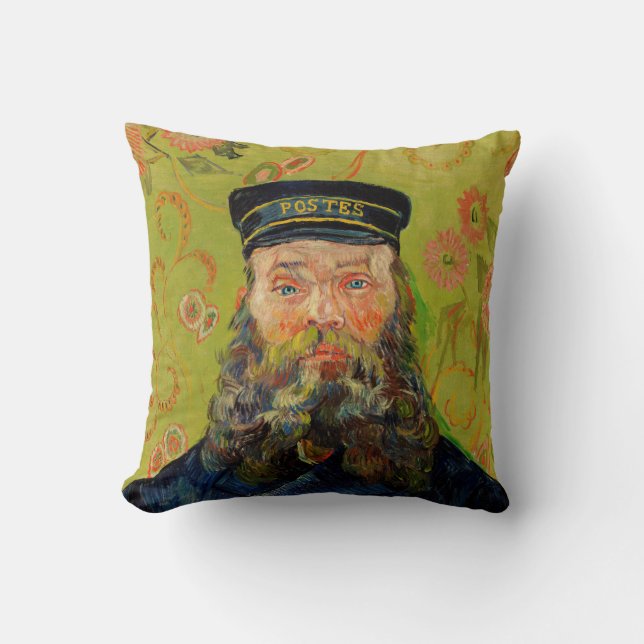 Coussin Van Gogh Postman. Art de l'impressionnisme de port (Recto)