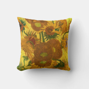 Coussin Van Gogh Quinze Tournesols Dans Un Vase Art