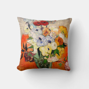Coussin Van Gogh Roses and Anemones