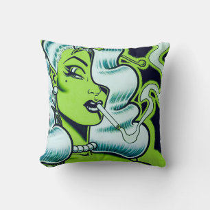 Coussin Vana DeVinyl™/Oreiller de Dame Dangereux