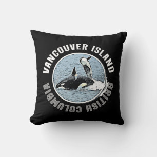 Coussin Vancouver Island BC Canada Orca Whales Adventure K