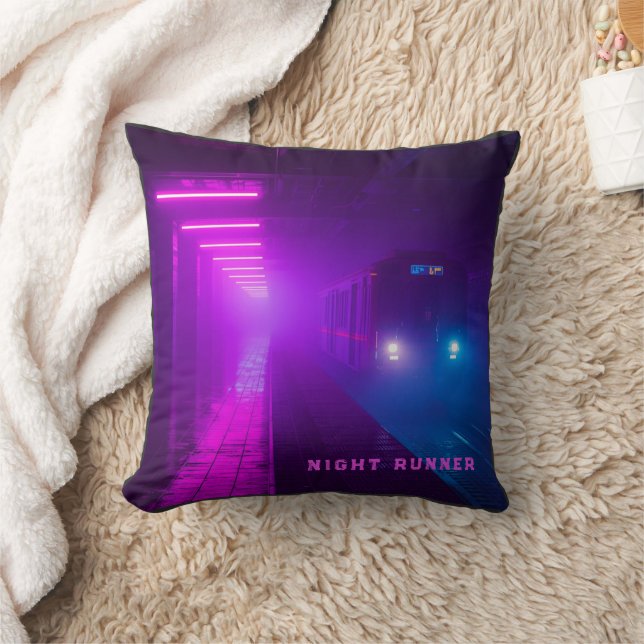 Coussin Vap Retro Synthwave (Couverture)