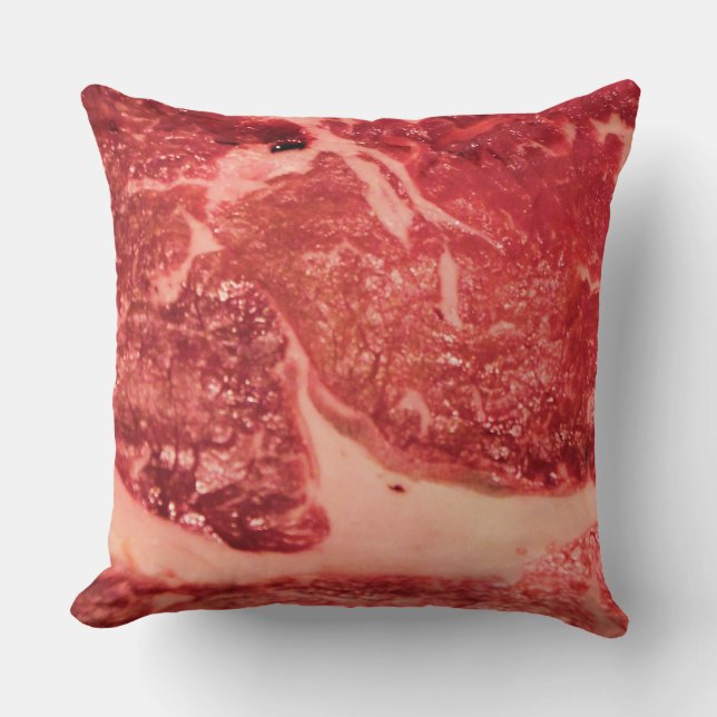 Coussin Vapeur de Ribeye de viande crue (Recto)
