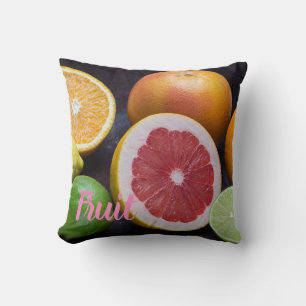 Coussin Variation de l'orange d'agrumes, de chaux, de mand
